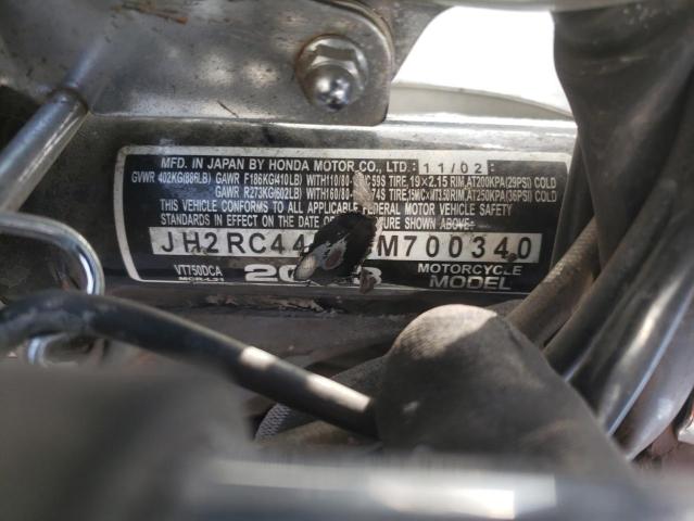 2003 HONDA VT750 DCA JH2RC44193M700340
