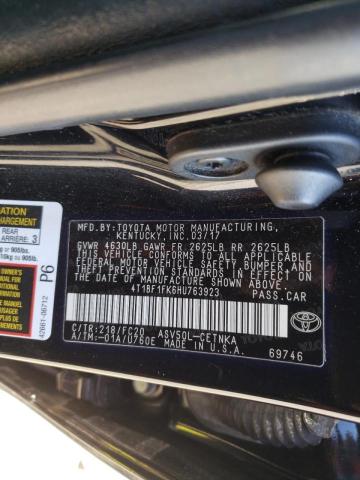 2017 TOYOTA CARMY 4T1BF1FK6HU763923