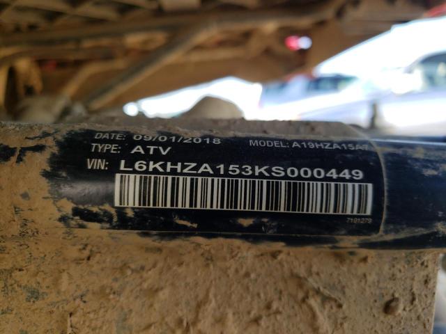 2019 POLARIS RANGER 150 L6KHZA153KS000449