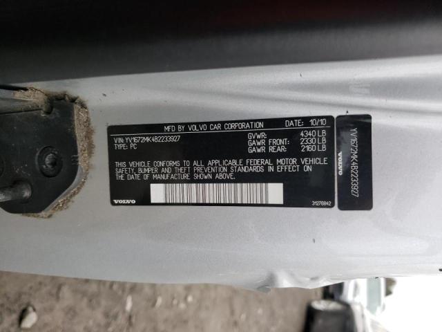 2011 VOLVO C30 T5 YV1672MK4B2233927