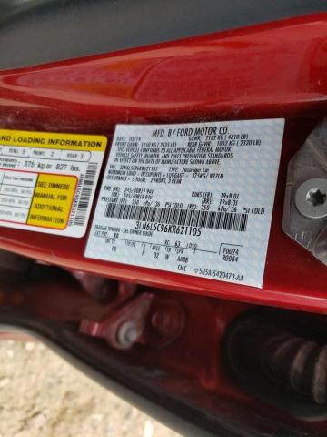 2019 LINCOLN MKZ RESERV 3LN6L5C96KR621105