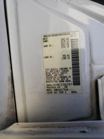 2011 NISSAN ALTIMA 25S 1N4AL2AP1BC156297