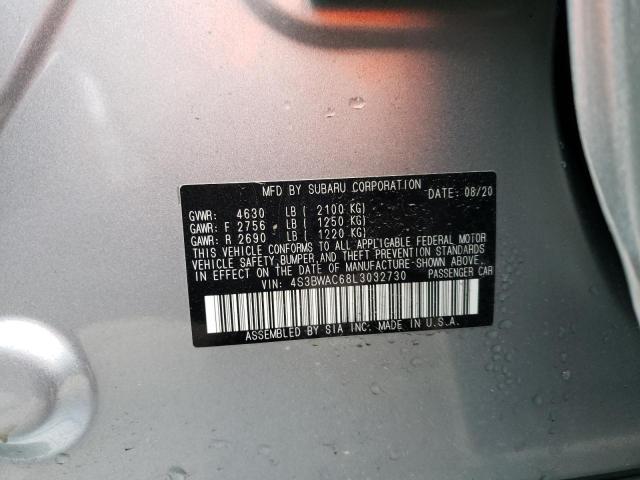 2020 SUBARU LEGACY PRE 4S3BWAC68L3032730