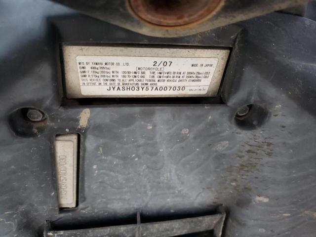 2007 YAMAHA YP400 JYASH03Y57A007030