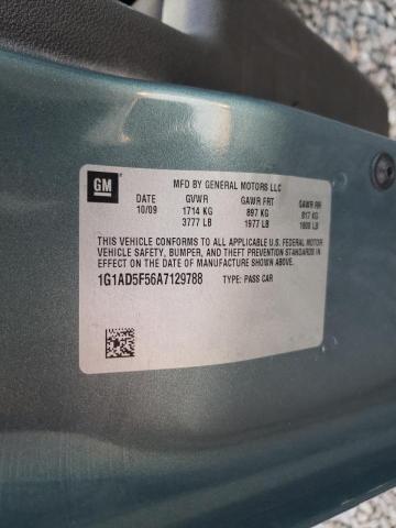 2010 CHEVROLET COBALT 1LT 1G1AD5F56A7129788