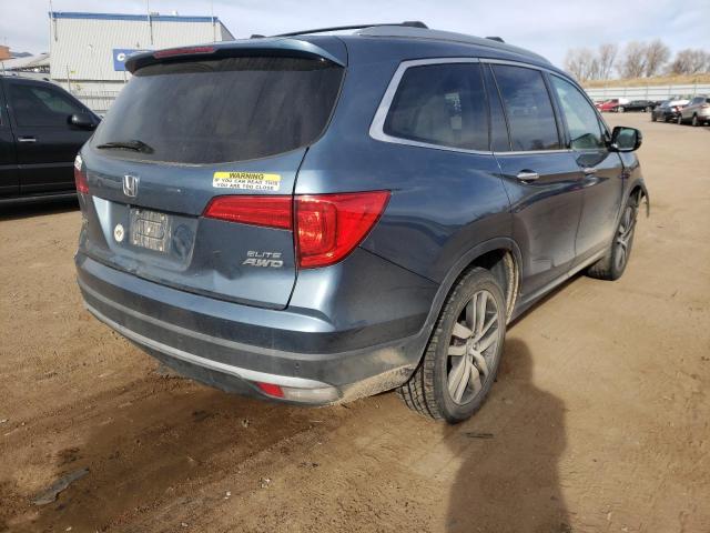 2016 HONDA PILOT ELIT 5FNYF6H03GB070287