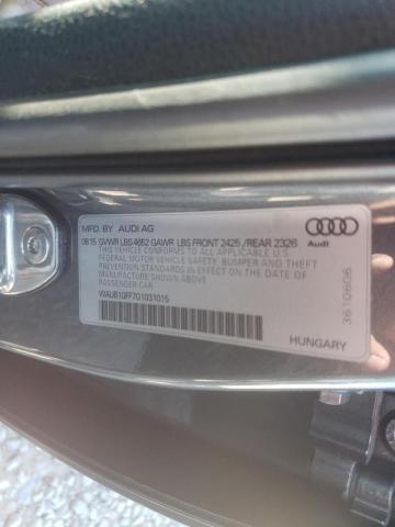 2016 AUDI S3 PREMIUM - WAUB1GFF7G1031015