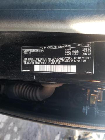 2011 VOLVO S40 T5 YV1672MS7B2544512