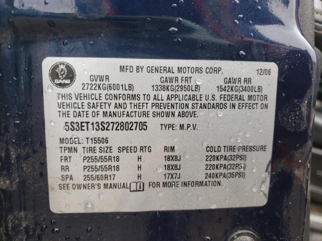 2015 SAAB 9-7X 4.2I 5S3ET13S272802705