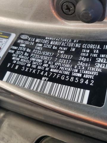 2015 KIA SORENTO LX - 5XYKT4A77FG585942