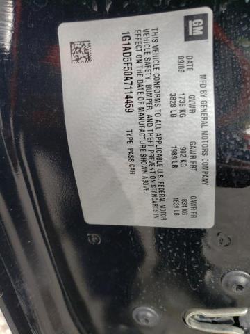2010 CHEVROLET COBALT 1LT 1G1AD5F50A7114459