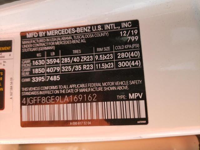 2020 MERCEDES-BENZ GLS 580 4M 4JGFF8GE9LA169162