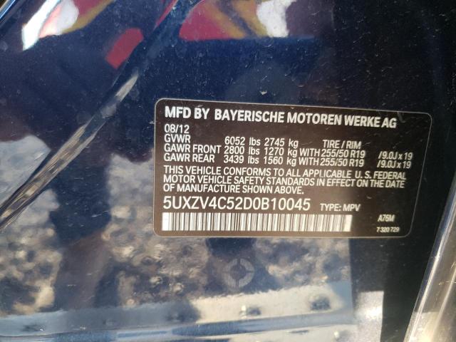 2013 BMW X5 XDRIVE3 - 5UXZV4C52D0B10045