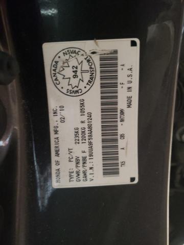 2010 ACURA TL 19UUA9F59AA801240