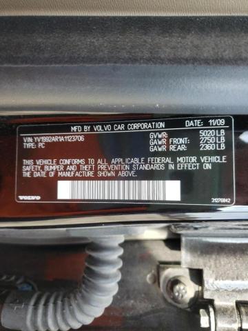 2010 VOLVO S80 T6 YV1992AR1A1123706