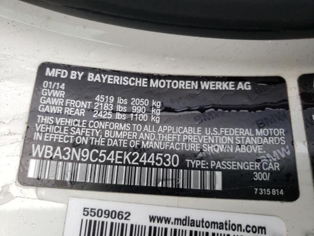 2014 BMW 428 XI WBA3N9C54EK244530