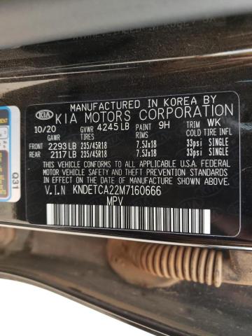 2021 KIA SELTOS SX KNDETCA22M7160666