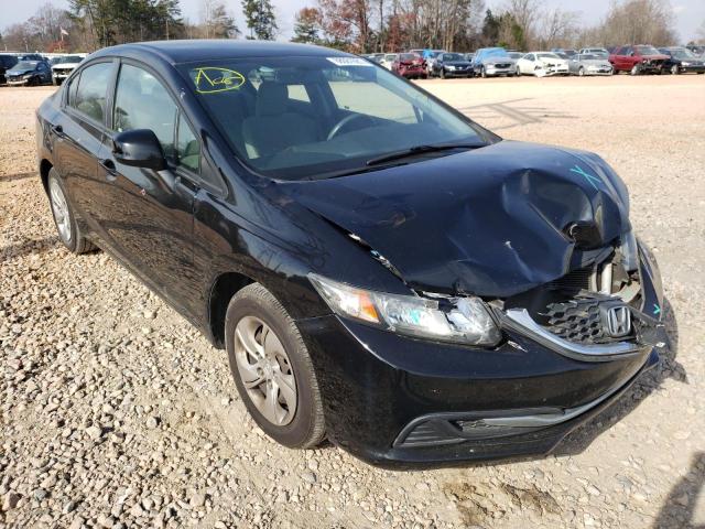 Salvage cars for sale from Copart China Grove, NC: 2013 Honda Civic LX