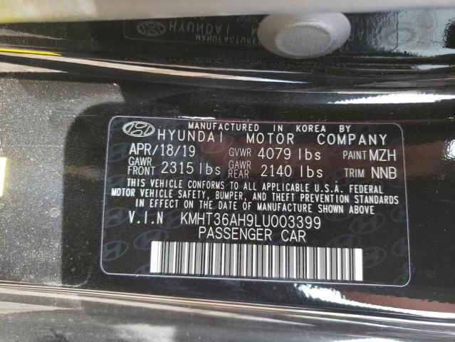 2020 HYUNDAI VELOSTER N KMHT36AH9LU003399