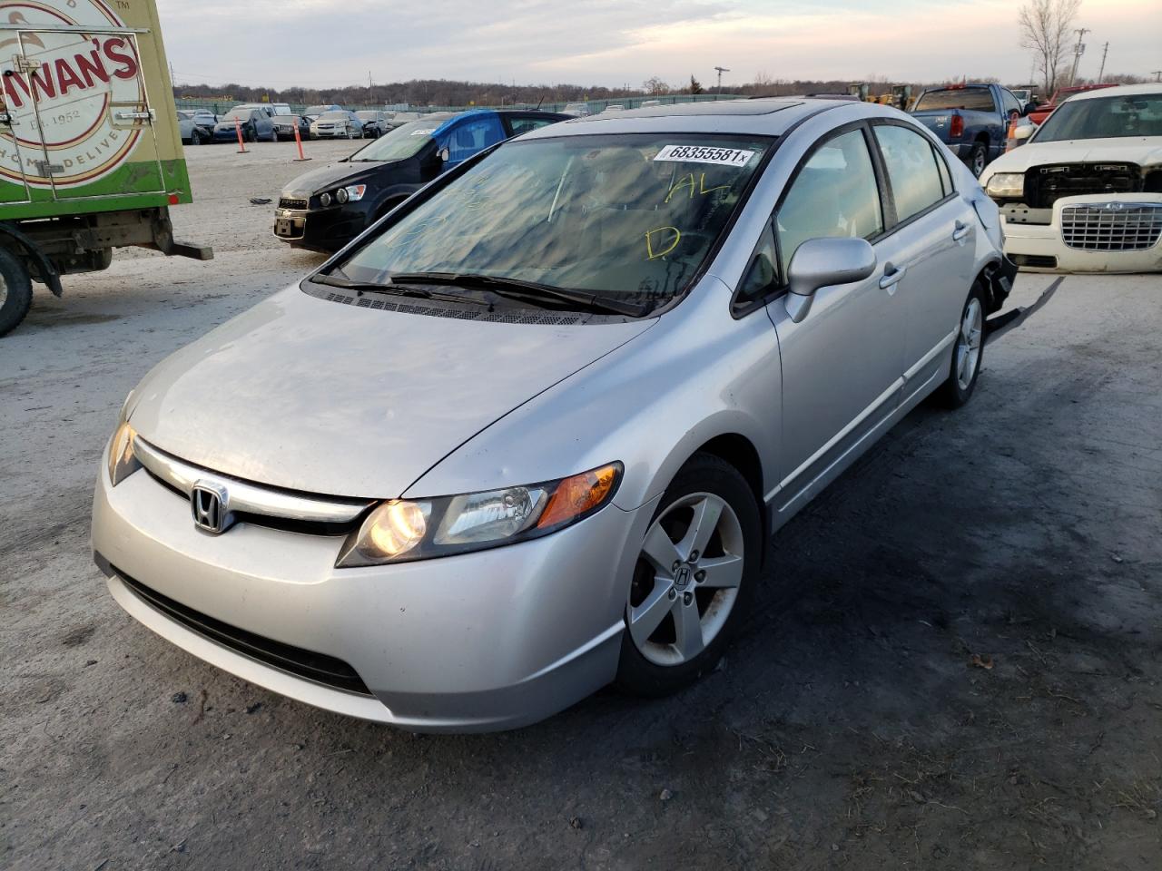 1HGFA16818L003589 2008 Honda Civic Ex