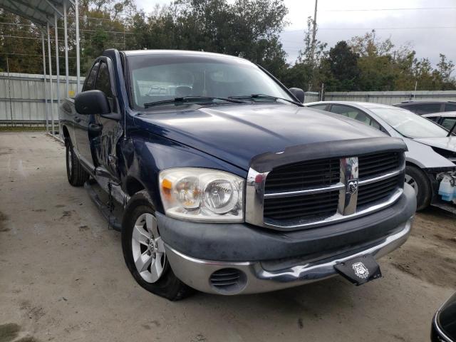 Salvage cars for sale from Copart Savannah, GA: 2007 Dodge RAM 1500 S