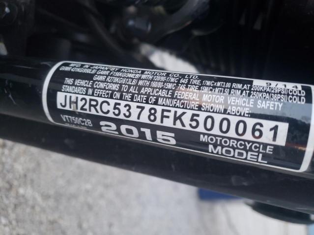 2015 HONDA VT750 C2B JH2RC5378FK500061