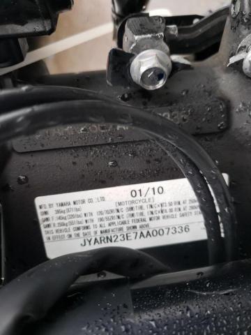 2010 YAMAHA YZFR1 JYARN23E7AA007336