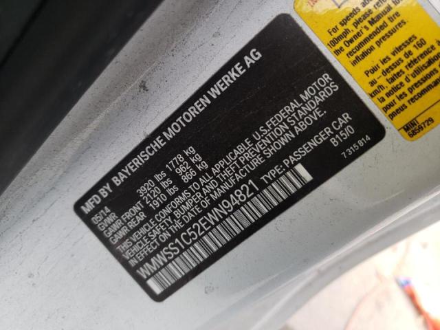 2014 MINI COOPER PAC WMWSS1C52EWN94821