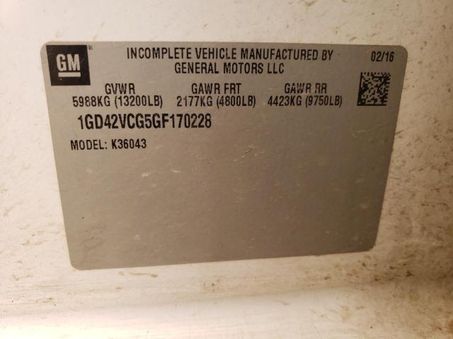 2016 GMC SIERRA K35 1GD42VCG5GF170228
