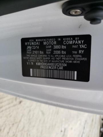 2014 HYUNDAI ELANTRA CO KMHDH6AH8EU026584