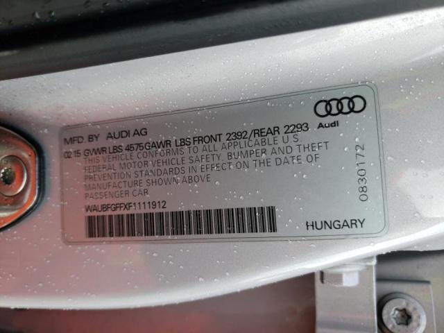 2015 AUDI A3 WAUBFGFFXF1111912
