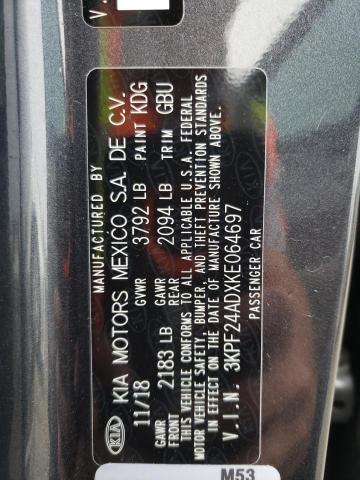 Auction sale of the 2019 KIA FORTE , vin: 3KPF24ADXKE064697, lot number: 67772421