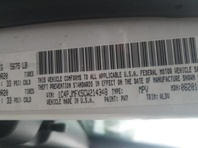2012 JEEP LIBERTY JE 1C4PJMFK5CW214348