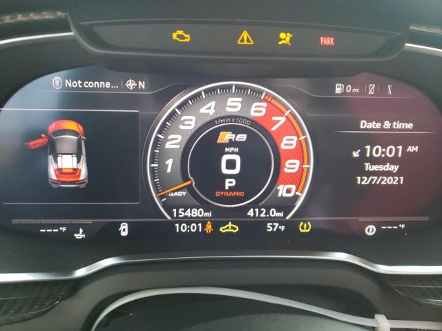 2018 AUDI R8 SPYDER WUA4BCFX3J7902252