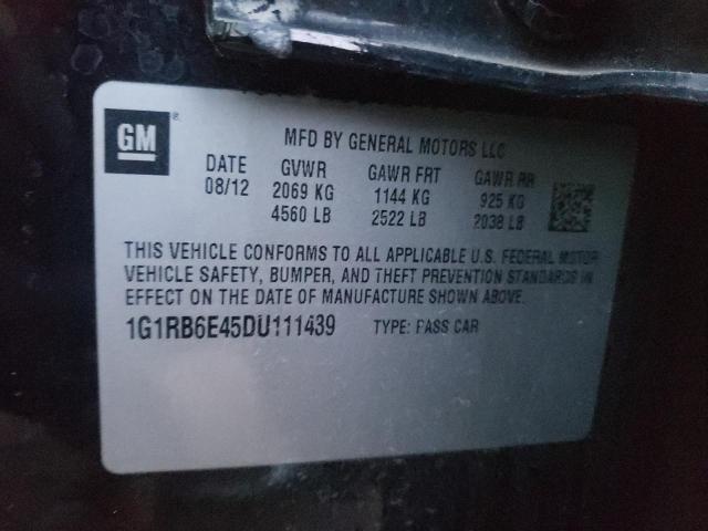 VIN 1G1RB6E45DU111439 2013 Chevrolet Volt no.10