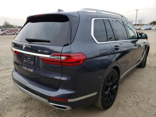 VIN 5UXCW2C01L9B43107 2020 BMW X7, Xdrive40I no.4