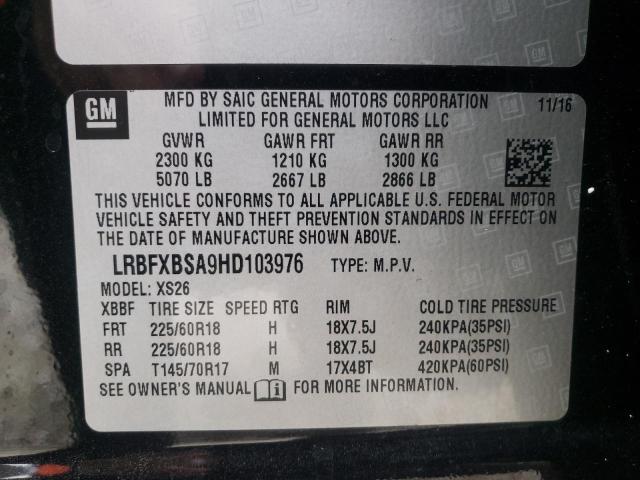 2017 BUICK ENVISION E LRBFXBSA9HD103976