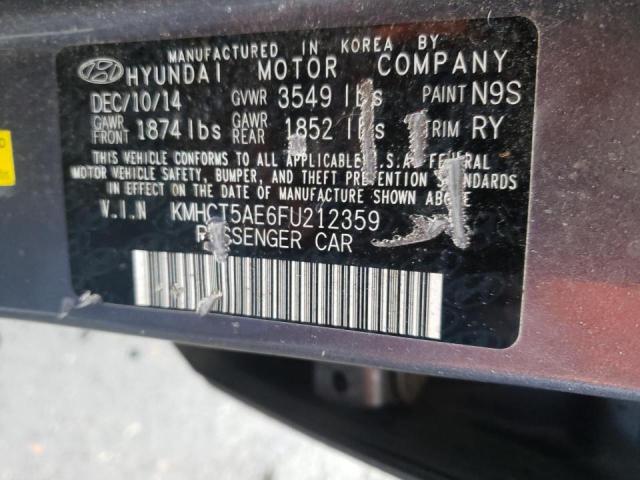 2015 HYUNDAI ACCENT GS KMHCT5AE6FU212359