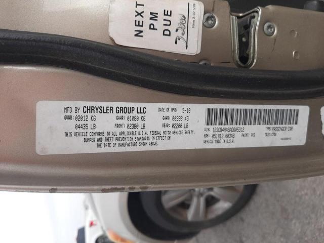 2010 DODGE CALIBER SX 1B3CB4HA8AD605312