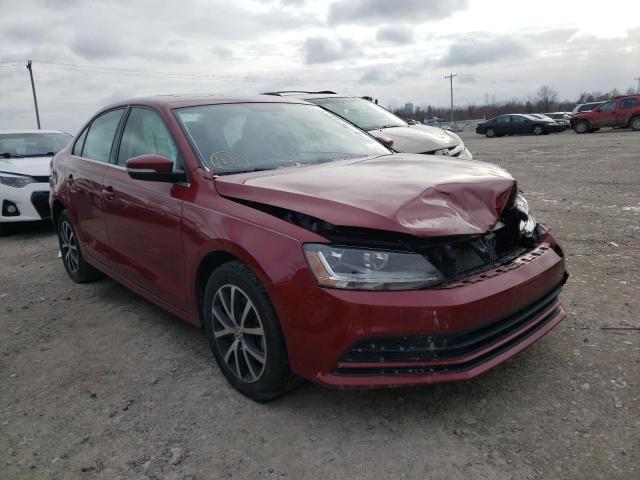 Salvage cars for sale from Copart Leroy, NY: 2017 Volkswagen Jetta SE