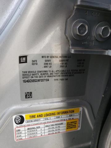 2010 BUICK LACROSSE C 1G4GC5EG2AF207184