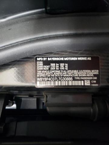 2020 BMW I3 REX WBY8P4C07L7G30886