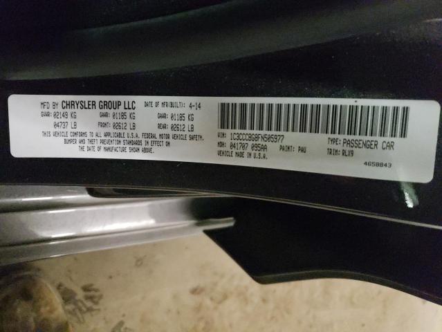 2015 CHRYSLER 200 S - 1C3CCCBG8FN505977