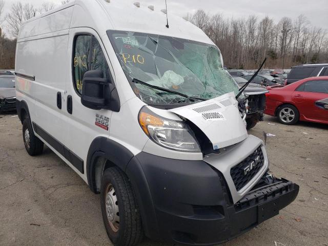 Salvage cars for sale from Copart Louisville, KY: 2020 Dodge RAM Promaster