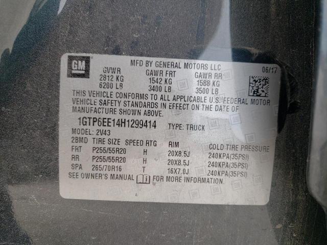 2017 GMC CANYON DEN 1GTP6EE14H1299414