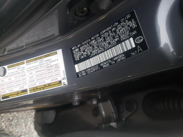 2020 LEXUS UX 250H JTHP9JBH2L2026233
