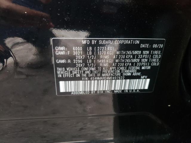 2021 SUBARU ASCENT TOU 4S4WMARD4M3407622