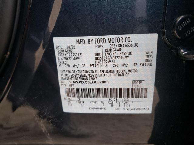 2020 LINCOLN AVIATOR BL 5LM5J9XC0LGL37005