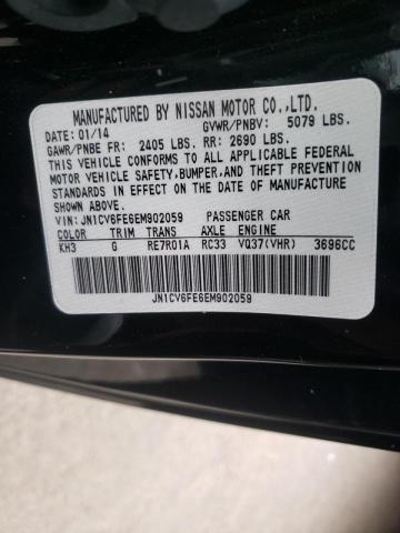 2014 INFINITI Q60 BASE JN1CV6FE6EM902059