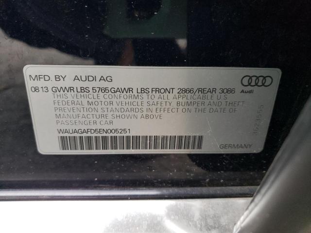 2014 AUDI A8 QUATTRO WAUAGAFD5EN005251